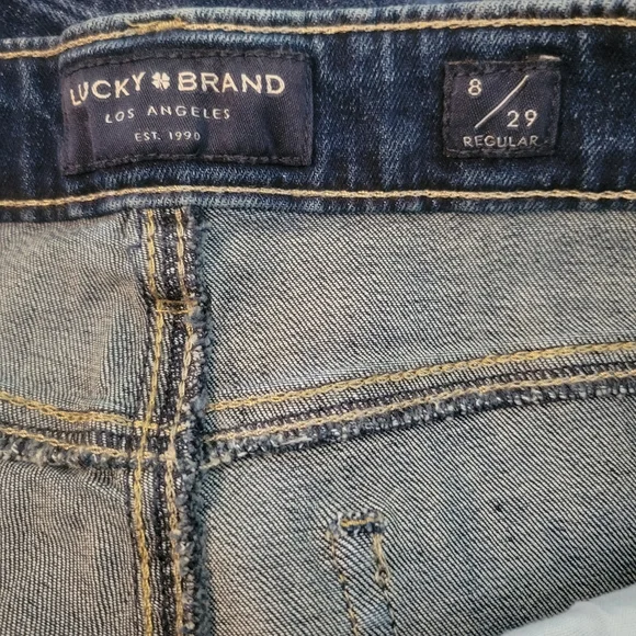 Sold NWT Lucky Brand Womens Sweet Straight Jeans Blue Denim Size 8/29 R. - Picture 14 of 14